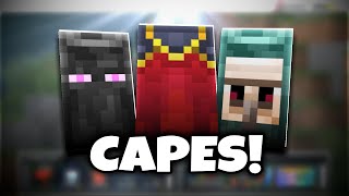 How To Get ALL Minecraft CAPES in MCPE skinpackcapepack [upl. by Enyawal355]