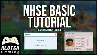 NHSE Basic Tutorial for Noobs New Horizon Save Editor  Animal Crossing Part 1 [upl. by Anuahsed]