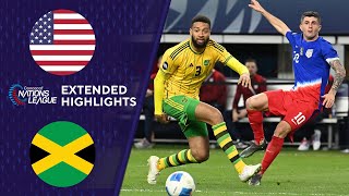 USA vs Jamaica Extended Highlights  CONCACAF Nations League  CBS Sports Golazo [upl. by Teragram]