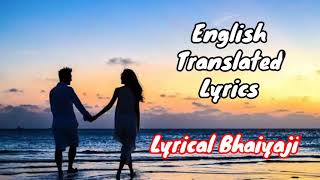 WAALIAN  Harnoor English Version  Waalian lyrics with English translation full video  Harnoor [upl. by Lesak]