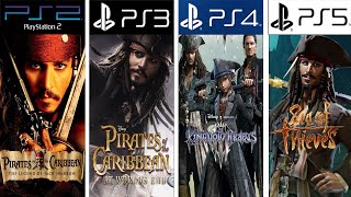 Pirates of the Caribbean PlayStation Evolution PS2  PS5 gamehistoryevolutiongame [upl. by Donahue66]