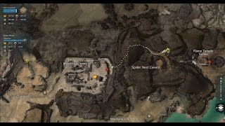 Guild Wars 2  Spider Nest Cavern Hero Point [upl. by Lonnard]