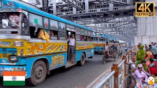 KolkataCalcutta India🇮🇳 Real Life in Kolkata Old Central 4K HDR [upl. by Jephum]