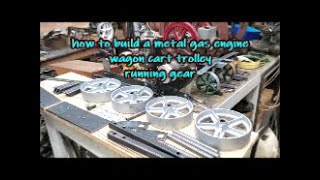 How to Build a Hit And Miss Engine Cart Trolley Wagon Running Gear [upl. by Asilav]