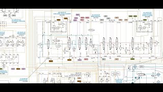 CIRCUITO HIDRÀULICO DE GIRO Y DE DESPLAZAMIENTO  EXCAVADORA 324D [upl. by Pillsbury588]