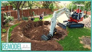 Inground Trampoline Install Time Lapse  14 Tips Before Installation  Remodelaholic [upl. by Meara575]