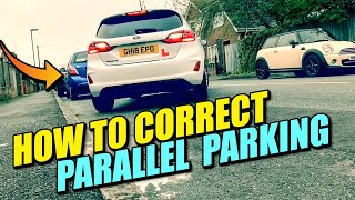 How To Correct Parallel Parking  Driving Lesson [upl. by Lledyl]