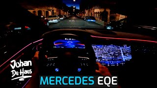 MERCEDES EQE NIGHT DRIVE amp DEMO DIGITAL LIGHTS [upl. by Belinda293]