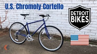 Detroit Bikes US Chromoly Cortello  Made in USA with American Chromoly Steel [upl. by Lusty370]