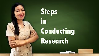 Steps in Conducting Research [upl. by Ocirrej954]