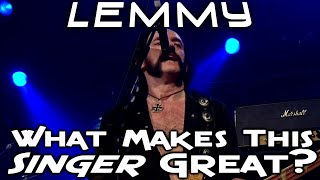 Lemmy Kilmister  Motorhead  What Makes This Singer Great [upl. by Zebe]