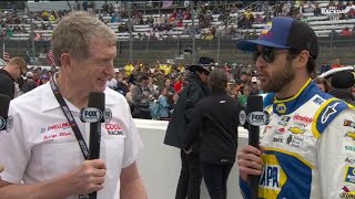 BILL ELLIOTT CHASE ELLIOTT PRE RACE INTERVIEW  2022 GOODYEAR 400 NASCAR CUP SERIES AT DARLINGTON [upl. by Myer597]