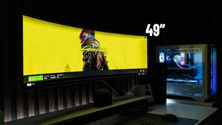 The First 240Hz Super Ultrawide OLED Gaming Monitor Samsung Odyssey OLED G9 [upl. by Esirehs]