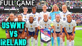 uswnt vs ireland 2023 Full Game LIVE [upl. by Anaj]