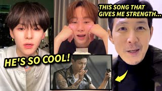 Kpop Idols Reaction to BTS Jungkook Golden Songs Pt 5 SEVENTEEN Eunwoo TREASURE Enhypen [upl. by Haines]