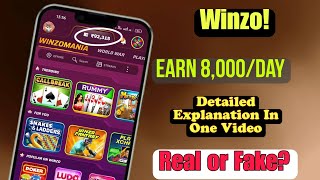 Winzo Free Fire Gameplay And Earning Trick Free Fire Tournaments [upl. by Ahsataj615]