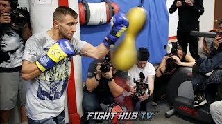 VASYL LOMACHENKO S FULL WORKOUT 3 DAYS AWAY FROM GUILLERMO RIGONDEAUX FIGHT [upl. by Augusto]