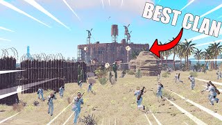 Can 100 Players Defeat the BEST Clan in Rust [upl. by Amiaj]