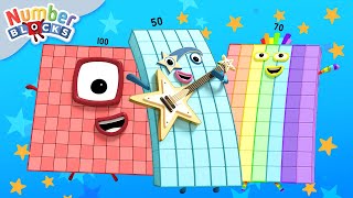 Números Grandes  Contar hasta 100  Aprende a contar 123  Numberblocks en Español [upl. by Kristopher]