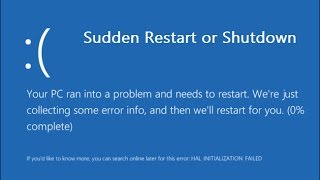 How to Fix Sudden RestartShutdown Problem in Windows 10817 [upl. by Haslam]