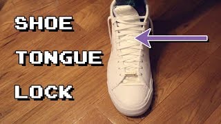 How to Keep Sneaker Tongue Locked In Place [upl. by Akimrej460]