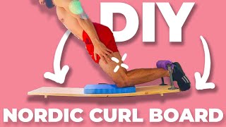 DIY Nordic Curl Board  GHR Glute Ham Raise Nordic Curl [upl. by Ezechiel]