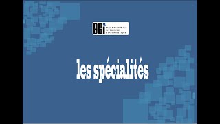 Les Spécialités à lESI [upl. by Snook626]