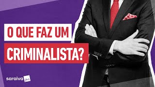 O que faz um ADVOGADO CRIMINALISTA [upl. by Lazar]