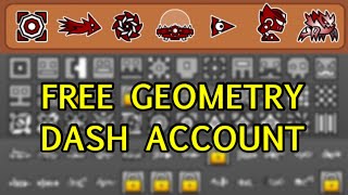 Free Geometry Dash Account With Good Stats  xStrangexr [upl. by Ashia]