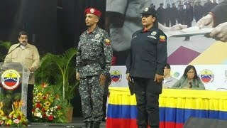 20160908 Nuevo uniforme para la Policía Nacional Bolivariana [upl. by Menashem232]