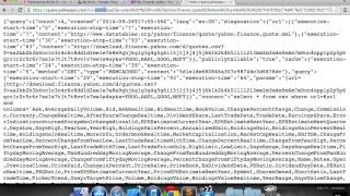 Yahoo Finance API Pt 1 Getting Started [upl. by Riamo597]