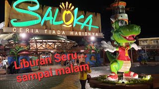 SERU Wisata SALOKA Theme Park terbesar di Semarang Harga tiket jam buka terbaru [upl. by Esdras]