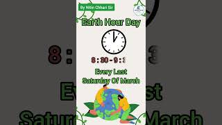 Earth Hour Day  History Of Earth Hour Day 2024  Environmemtal Protection wwf [upl. by Natiha]