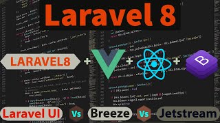 Laravel Ui Vs Jetstream Vs Breeze  Use VueJs with Laravel 8  Laravel 8 Vuejs in HINDI [upl. by Soule]