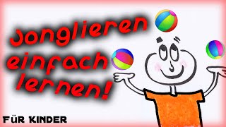 Jonglieren lernen mit 3 Bällen  Tutorial [upl. by Suzan]