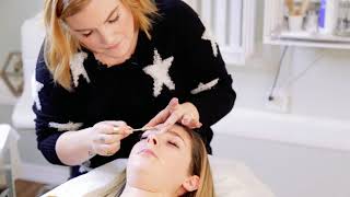 Brow lamination tutorial  How to do an Eyebrow Lamination service with Bee Pampered [upl. by Aynos384]