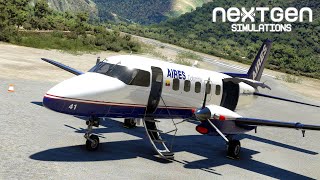 NextGen Simulations Embraer 110 Bandeirante  First Look Review  MSFS 2020 [upl. by Lapotin]