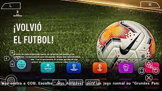 EFOOTBALL PES 2025 PSP 100 ATUALIZADO COM EUROPEU NOVAS CHUTEIRAS FACES  UNIFORMES amp MEDIAFIRE [upl. by Cohin]