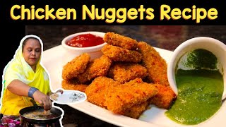 Chicken Nuggets Recipe  Homemade Chicken Nuhgets  How To Make Bread Crumbs  Street Food Zaika [upl. by Norm182]