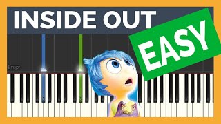 🎹INSIDE OUT THEME  Piano TUTORIAL Synthesia  INTENSAMENTE Soundtrack [upl. by Annawad529]