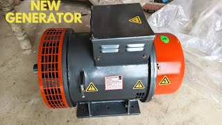 20kw kirloskar brushless generator unboxing for free Energy Generator  New Model Alternator low Rpm [upl. by Ennobe]