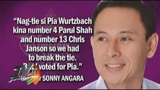 Sen Sonny Angara reacts on Pia Wurtzbach loss [upl. by Hallerson180]