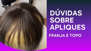 Dúvidas de acabamento de Franja e Topo Luciana Machado Curso de Lace Academy franja apliques wig [upl. by Mab]