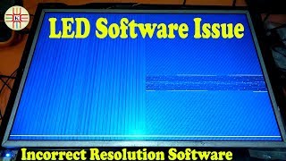 LED TV Software IssueUniversal Card Incorrect Panel Resolution Software Problem in UrduHindi [upl. by Wolfy]