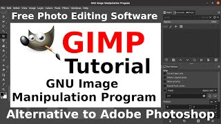 Gimp Free Photo Editing Tutorial Basic in தமிழ் [upl. by Rici436]