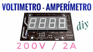 Haz tu VoltimetroAmperimetro Digital Casero  Parte 1  Circuito [upl. by Gothard]