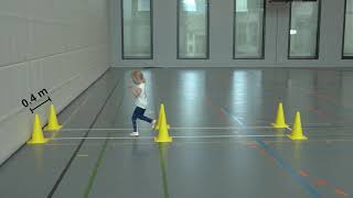 Motor Skills Examples MOBAK assessment test for kindergarten Exercise 8 Running [upl. by Carmon985]