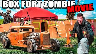 1000 ZOMBIES Vs MY Box Fort 24 Hour Challenge The Movie [upl. by Phelips]