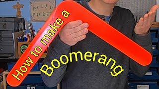 How to make a traditional boomerang [upl. by Lynnett311]