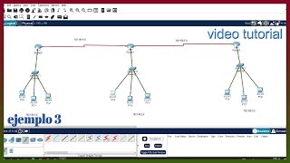 Cisco Packet Tracer – video 3 Enrutamiento Dinámico RIPv2 creación y configuración de una red [upl. by Katzen]